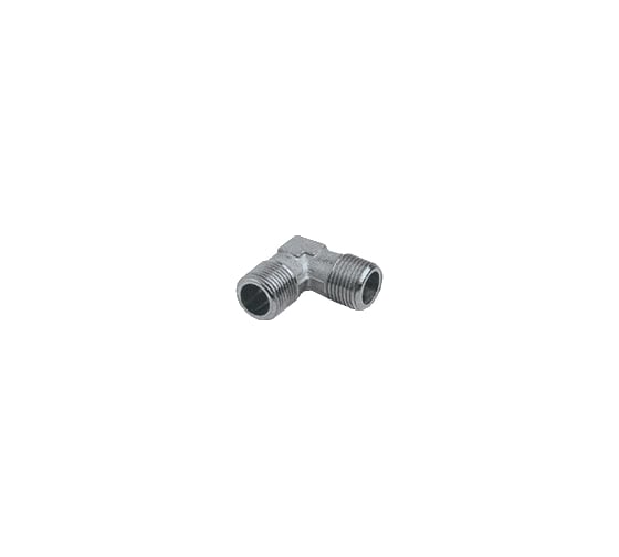 Переходник уголок папа 1/4" - папа 1/4" 1255/2 266/2 L-MM 1/4" GAV 38874 1