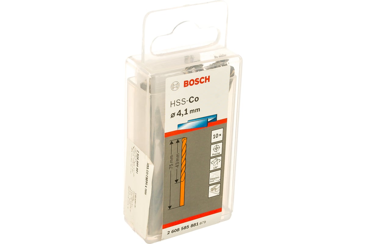 Bosch hss co. 5 hss-co. 2608585858 1 hss-co сверло 7мм. 569 4. Сверло по металлу bosch 2.