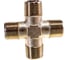 Переходник крестовина 1262/3 MMMM 3/8" GAV 27833 1
