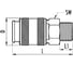 Переходник рапид мама - 3/8" папа UNI-2 460/2 М3/8" GAV 10020 2