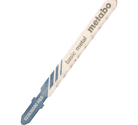 Пилки T118G по стали и цветному металлу Classic 5 шт. (66х0,7 мм; HSS) Metabo 623636000