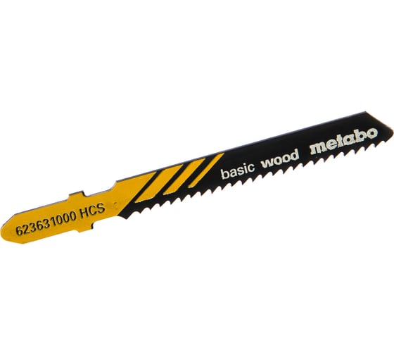 Пилки T119B по дереву Classic 5 шт. (51х2 мм; HCS) Metabo 623631000 1