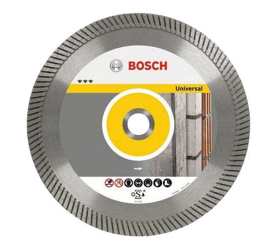 Диск алмазный отрезной Best for Universal Turbo (150х22.2 мм) для УШМ Bosch 2608602673
