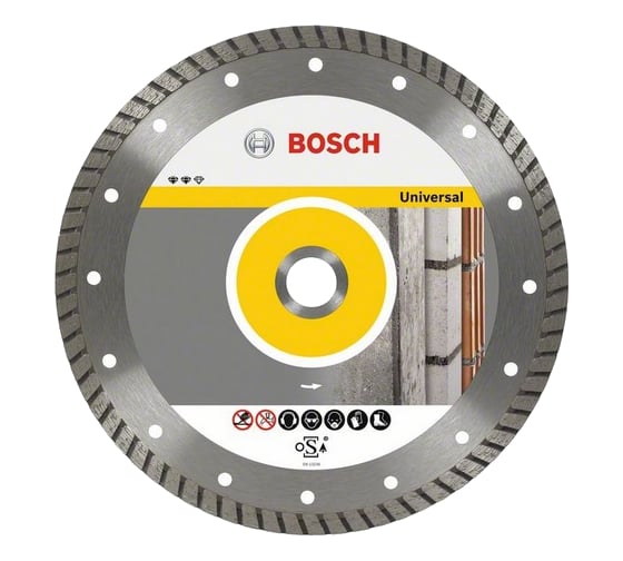 Диск алмазный отрезной Expert for Universal Turbo (150х22.2 мм) для УШМ Bosch 2608602576 1