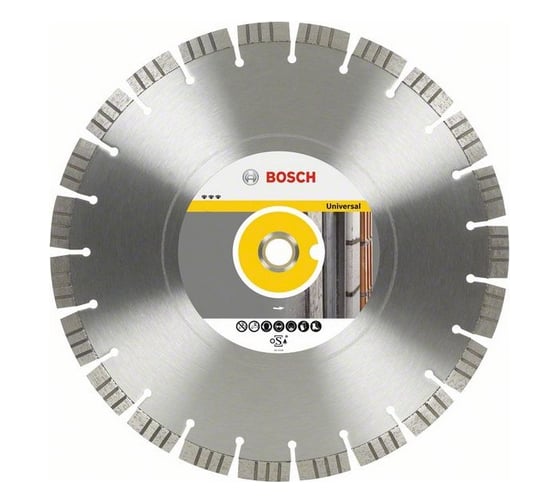 Диск алмазный отрезной Best for Universal and Metal (350х20/25.4 мм) для настольных пил Bosch 2608602668