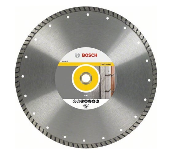 Диск алмазный отрезной Expert for Universal Turbo (350х20/25.4 мм) для настольных пил Bosch 2608602580 1