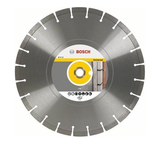 Диск алмазный отрезной Professional for Universal (450х25.4 мм) для настольных пил Bosch 2608602551