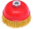 Щетка корщетка чашка YIDA 100 мм, М14, мягкая проволока TORGWIN T876603 1