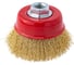 Щетка чашка усиленная YIDA 75 мм, М14, мягкая проволока TORGWIN T590537 10