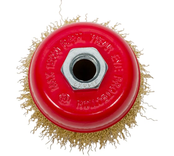 Щетка чашка YIDA 75 мм, М14, мягкая проволока TORGWIN T184509
