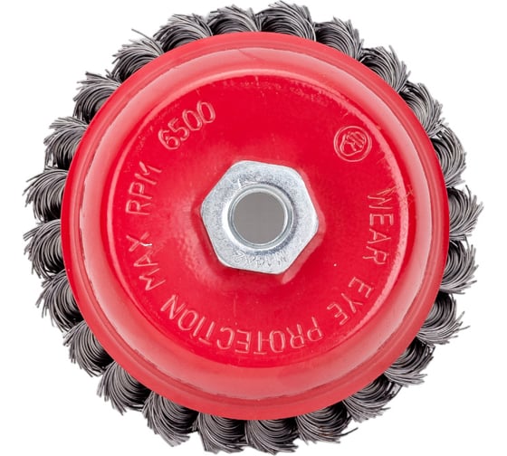 Щетка корщетка чашка YIDA 125 мм, М14, жесткая проволока TORGWIN T596061