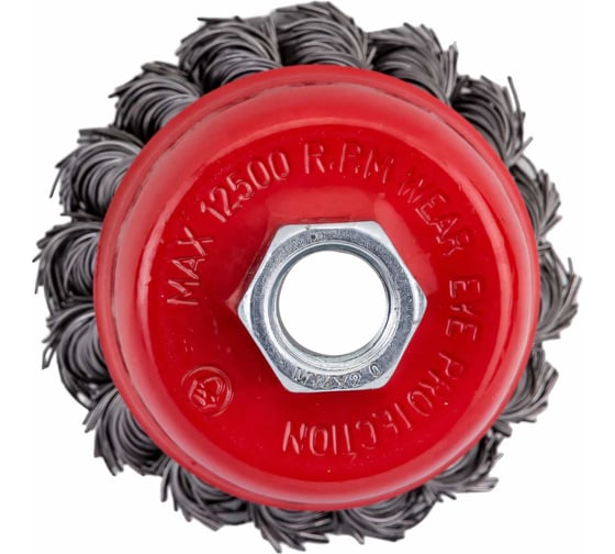 Щетка корщетка чашка YIDA 65 мм, М14, жесткая проволока TORGWIN T889332