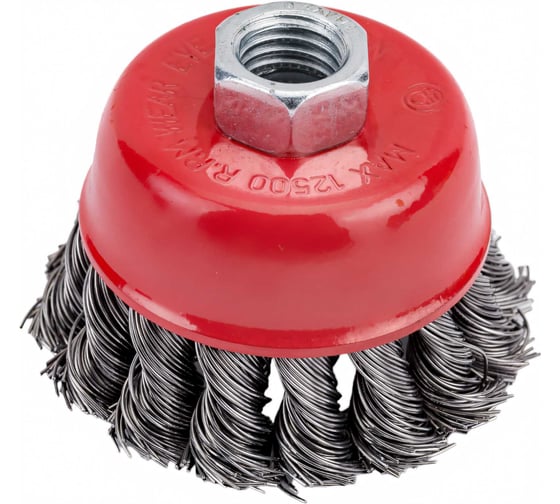 Щетка корщетка чашка YIDA 65 мм, М14, жесткая проволока TORGWIN T889332