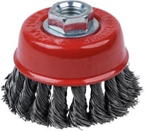 Щетка корщетка чашка усиленная YIDA 75 мм, М14, жесткая проволока TORGWIN T784757