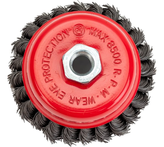 Щетка корщетка чашка YIDA 100 мм, М14, жесткая проволока TORGWIN T388917