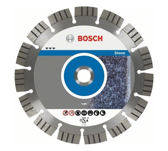 Диск алмазный отрезной Best for Stone (180х22.2 мм) для УШМ Bosch 2608602644 1