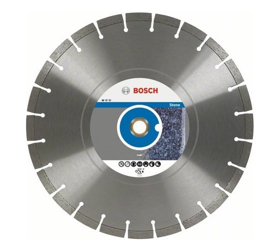 Диск алмазный отрезной Professional for Stone (450х25.4 мм) для настольных пил Bosch 2608602605 1