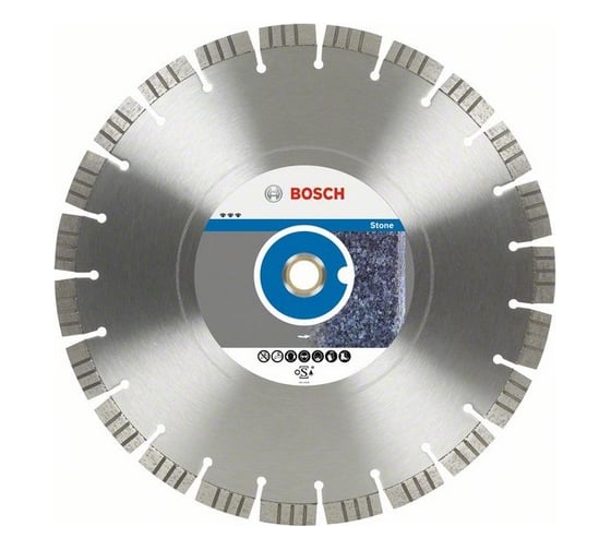 Диск алмазный отрезной Best for Stone (400х20/25.4 мм) для настольных пил Bosch 2608602649 1