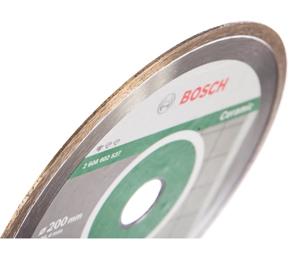 Диск алмазный отрезной Professional for Ceramic (200х25.4 мм) для настольных пил Bosch 2608602537