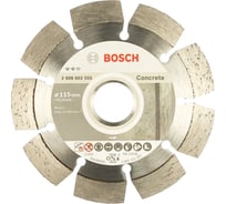 Диск алмазный отрезной Expert for Concrete (115х22.2 мм) для УШМ Bosch 2608602555