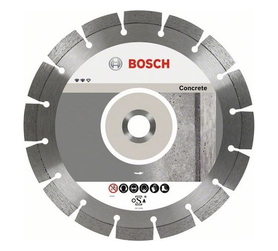Диск алмазный отрезной Expert for Concrete (180х22.2 мм) для УШМ Bosch 2608602558 1