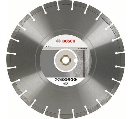 Диск алмазный отрезной Professional for Concrete (450х25.4 мм) для настольных пил Bosch 2608602546