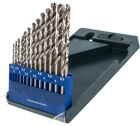 Набор сверл HSS-G (13 шт; 1.5-6.5 мм) по металлу Metabo 627096000