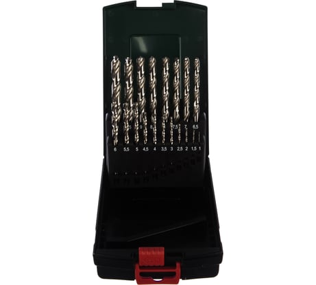 Набор сверл HSS-G (19 шт; 1-10 мм) по металлу Metabo 627097000