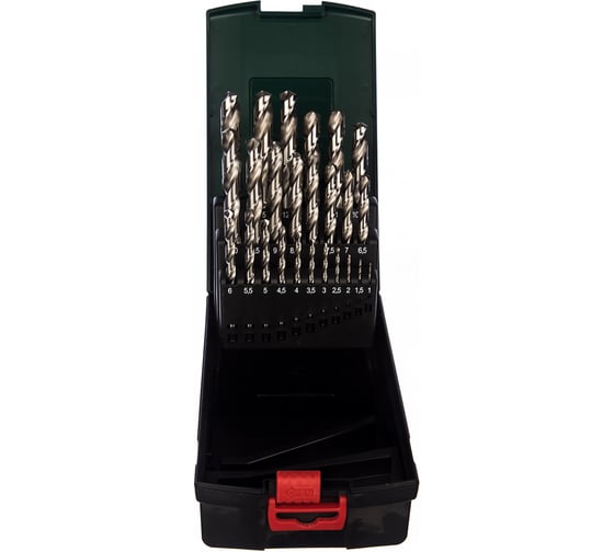 Набор сверл HSS-G (25 шт; 1-13 мм) по металлу Metabo 627098000