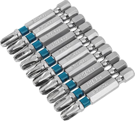 Набор бит (сталь S2; PH 3х50 мм; 10 шт.) GROSS 11336