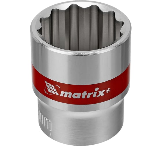 Набор торцевых головок (12-гранные; 3/8"; 9-19 мм; 10 шт.) MATRIX 13595