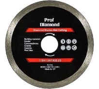 Диск алмазный сплошной Prof Diamond 115x1.8x7х22.2 мм S.E.B. 106AG-P11522KL