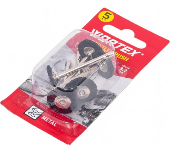 Щетка для гравера 19 мм, 5 шт WORTEX ETBN3219018