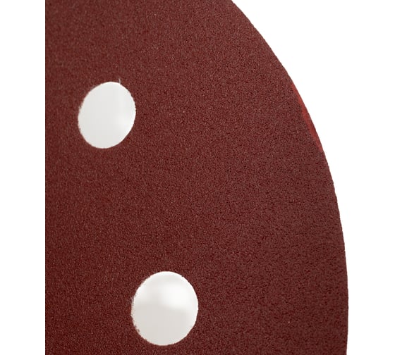 Шлифлист круглый самосцепляющийся 180 мм, Р120, 5 шт WORTEX WSD318120W504