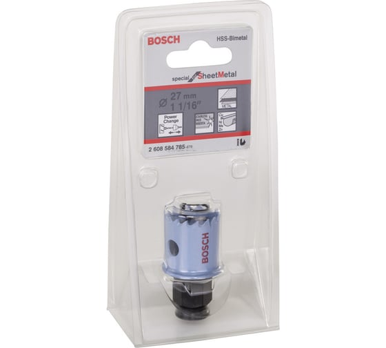 Коронка пильная Special for Sheet Metal (27 мм; HSS-CO) Bosch 2608584785