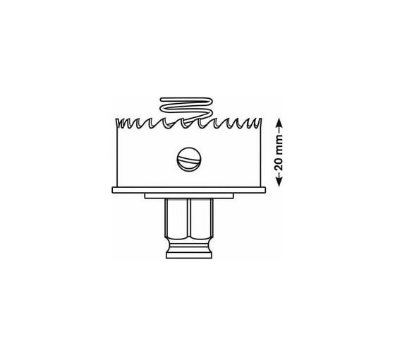 Коронка пильная Special for Sheet Metal (33 мм; HSS-CO) Bosch 2608584789