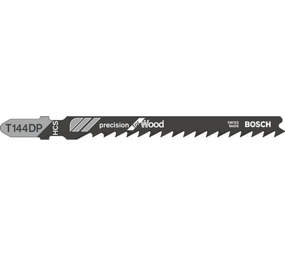 Пилки для лобзика по дереву (74 мм; 25 шт.) T144DP Bosch 2.608.633.A39