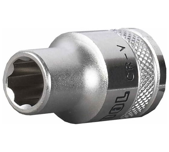 Головка торцевая хромосатинированная (SUPER-LOCK; 1/2"; 27 мм) KRAFTOOL 27801-27 1