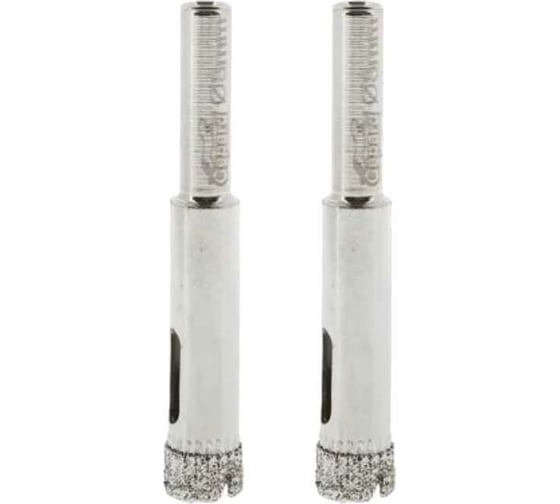 Коронка алмазная по стеклу и керамике 2 шт, 8 мм Gepard GP2076-08