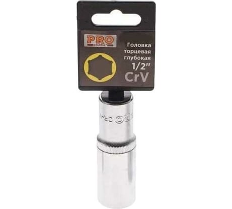 Головка глубокая PRO 19 мм, 1/2DR", 6 граней STARTUL PRO-52119