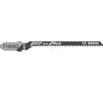 Пилки для лобзика по дереву (56 мм; 100 шт.) T119BO Bosch 2.608.637.879