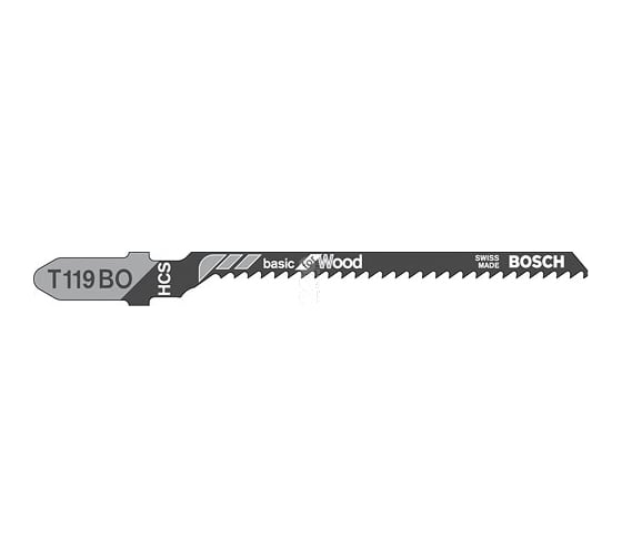 Пилки для лобзика по дереву (56 мм; 100 шт.) T119BO Bosch 2.608.637.879 1