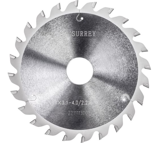 Диск пильный DIA подрезной 120x20x3.1-4.3/2.2 мм, Z24 KO-F Surrey TL00000016