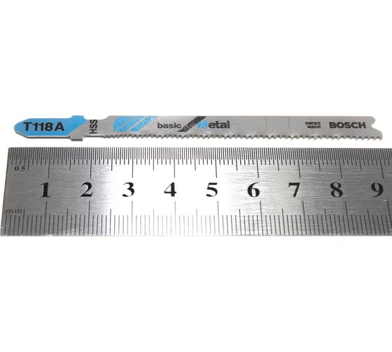 Пилки для лобзика по металлу (67 мм; 25 шт.) T118А Bosch 2.608.638.470