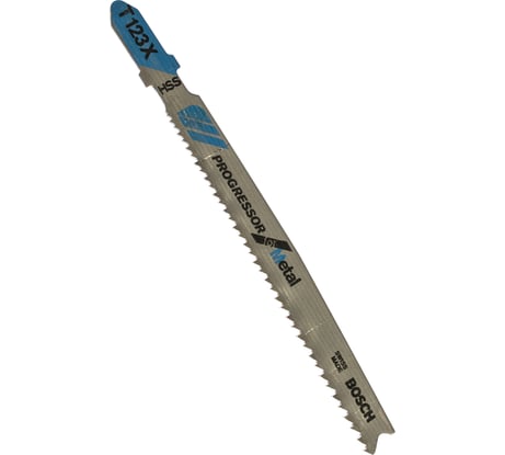 Пилки для лобзика по металлу (74 мм; 25 шт.) T123X Bosch 2.608.638.474