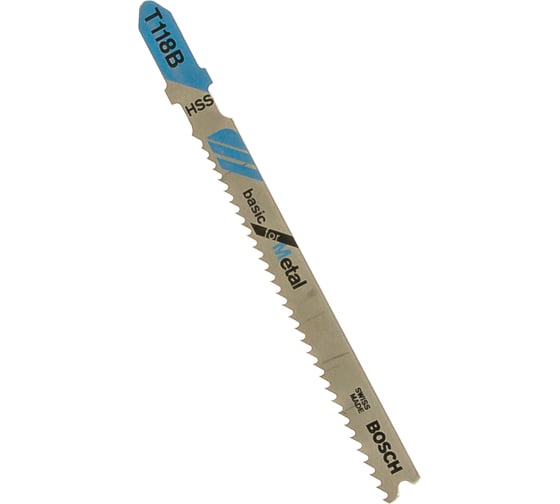 Пилки для лобзика по металлу (67 мм; 25 шт.) T118B Bosch 2608638471 1