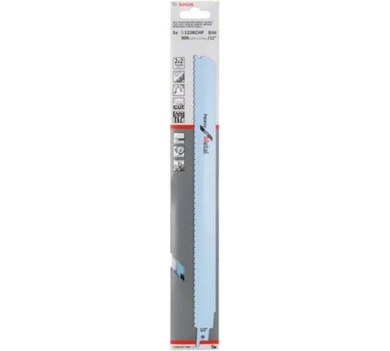 Полотна по металлу S1226CHF 5 шт. для ножовочных пил Bosch 2608657406