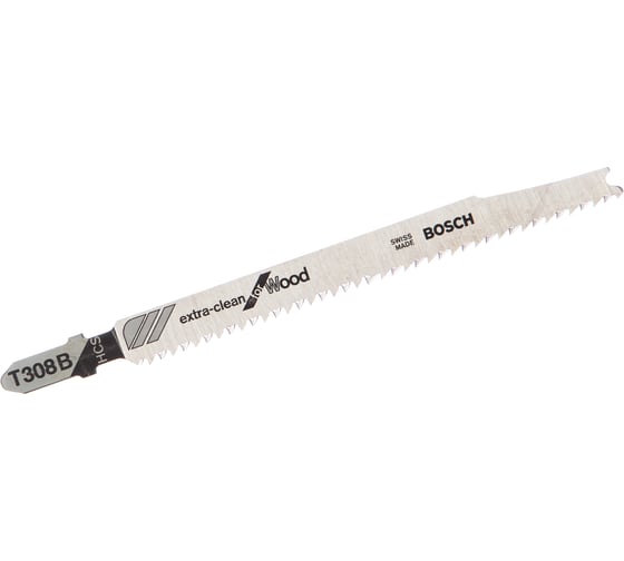 Пилки для лобзика по дереву 5 шт, Т308В, HCS Bosch 2608663751
