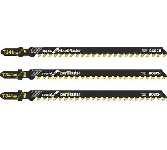 Пилки для лобзика (106 мм; 3 шт.) T341HM Bosch 2608633176