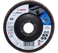 Круг лепестковый Best for Metal для УШМ (115 мм; К80) Bosch 2608605452